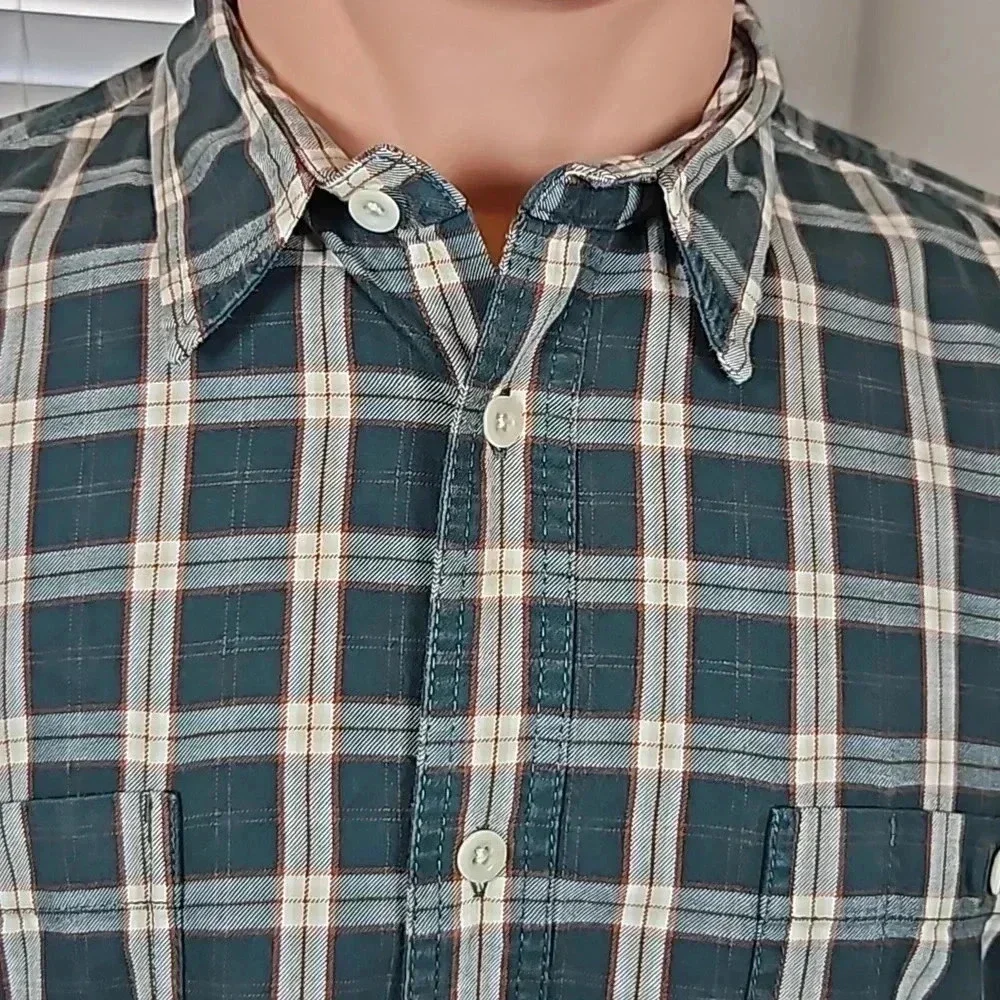 Filson Wildwood Green Plaid Shirt 11010760 3XL - Picture 3 of 6